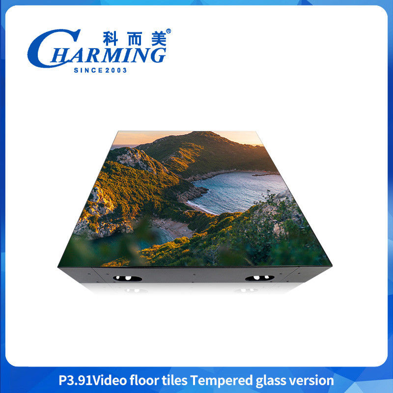 Pavimento da ballo vetro temperato video luce festa di nozze pixel led 3d led pavimento da ballo