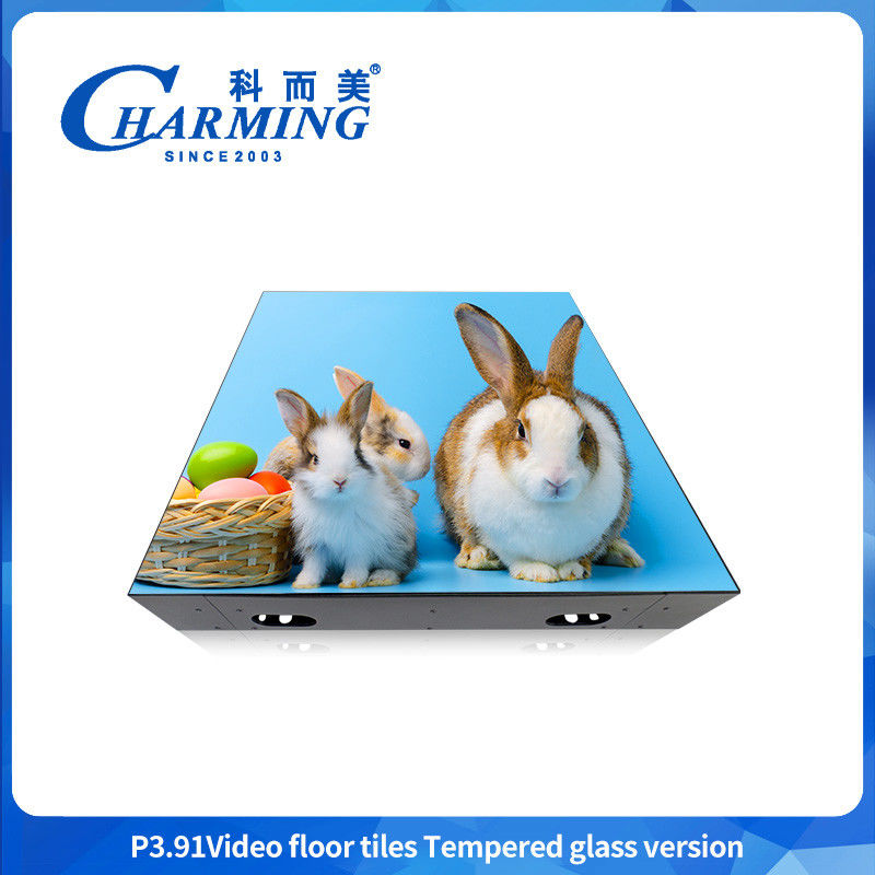 2025 all'ingrosso P3.91 Led 3D Dance Floor Transparent Glass Floor Dance Led Display