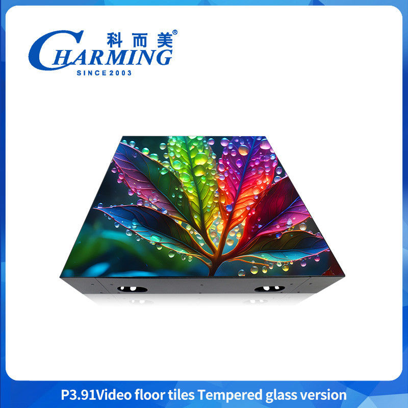 Display a LED impermeabile con frequenza di aggiornamento elevata a 3840Hz, video HD, display LED P3.91, luce per pavimento da ballo, festa di matrimonio