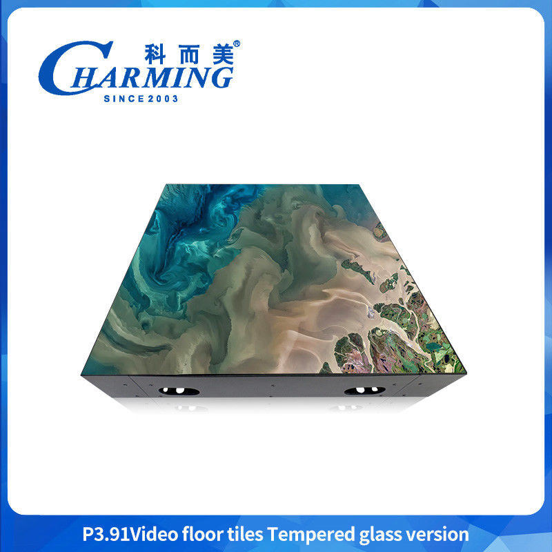P3.91 Pavimento da ballo a LED Video impermeabile a schermo a LED Pavimento da ballo a LED Pavimento da ballo a LED 16 x 16