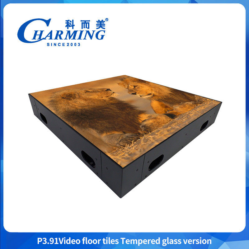 500X500Mm Indoor P3.9 Interactive Stage Dance Floor led video wall Display Video Tiles Screen Per eventi di bar Tradeshow