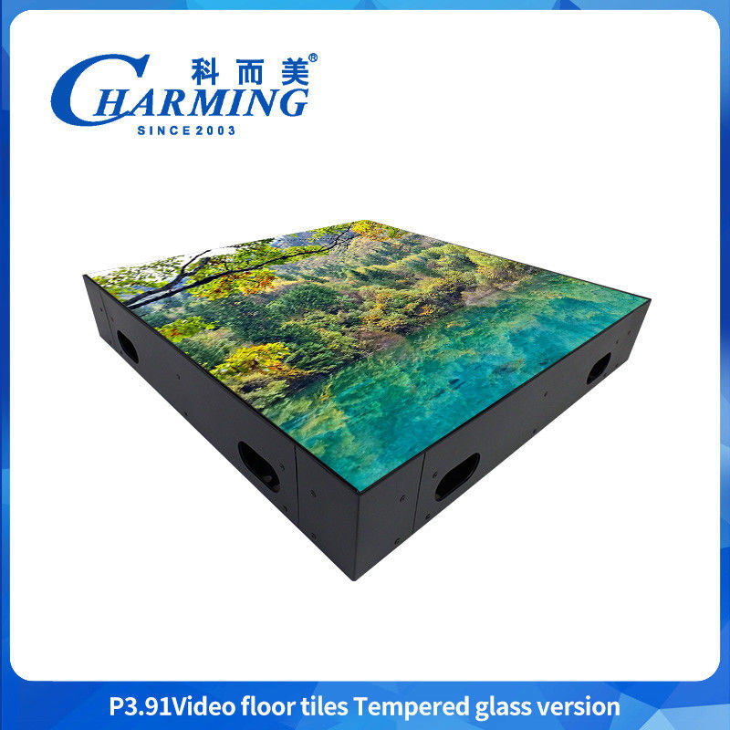 500X500Mm Indoor P3.9 Interactive Stage Dance Floor led video wall Display Video Tiles Screen Per eventi di bar Tradeshow