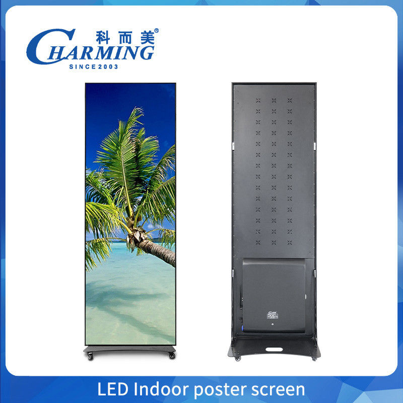 Tabella di menù di illuminazione all'interno a LED di benvenuto 640mm*1920mm Scatola di illuminazione rettangolare con telaio in alluminio Materiali acrilici e di vetro