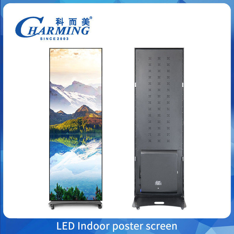 Commerciale Portable Shopping mall schermo a LED P2.5 poster segnaletica digitale fronte Servizio schermo a LED