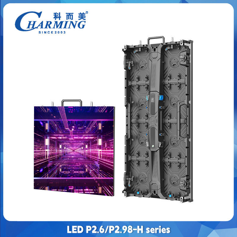 Rental Display LED Indoor Outdoor Full Color Led wall P2.6 Led Video Wall 500x500mm Display di alluminio a fusione stampata