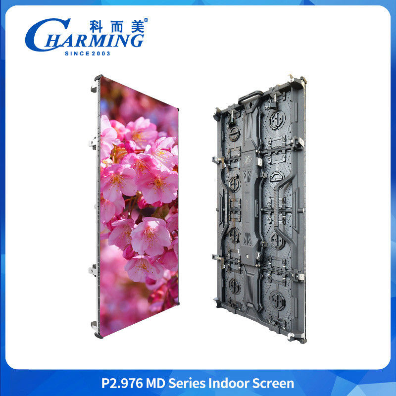 Servizio di fronte incantato P2.98 Indoor Led Wall Display Flexible Screen For Advertising Noleggio