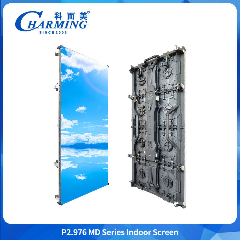 Pubblicità schermi a LED ad alta risoluzione schermo curvo creativo video muro P2.9 interno schermo a LED flessibile