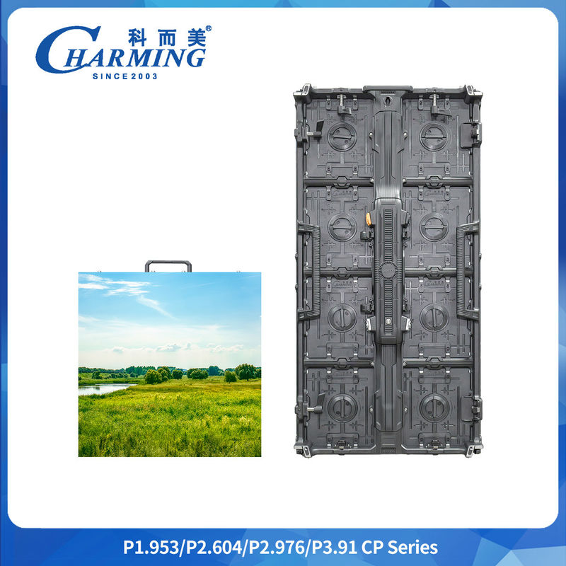 Scatola in lega di alluminio P2.6/2.98/3.91 Curva; Flessibile 7680Hz CP Series LED Video Wall Stainless Stitching