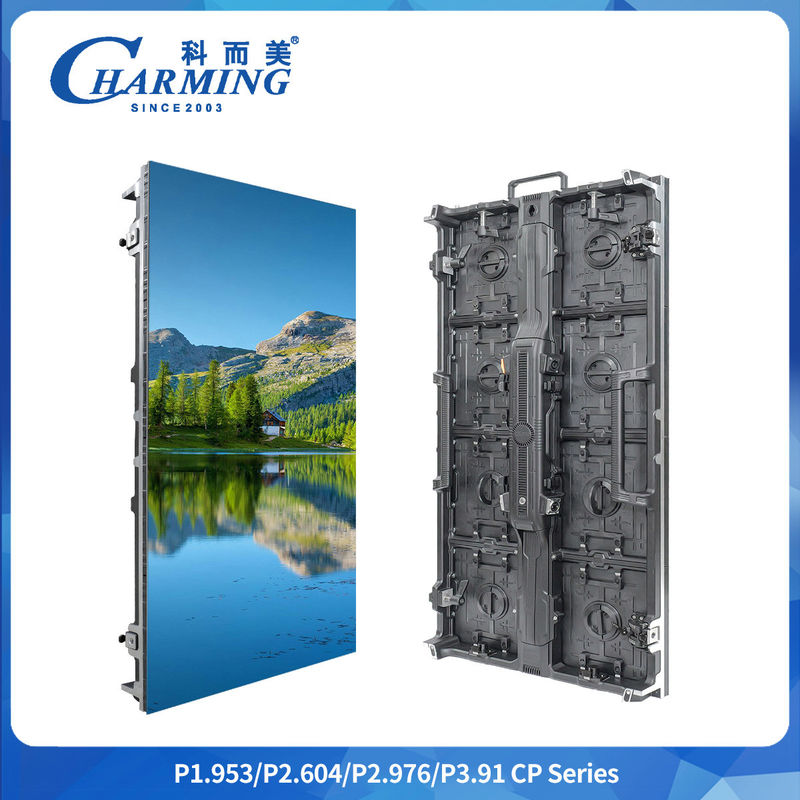 Alta definizione P1.9-3.91 7680hz Refresh rate Cp Serie 500*500/1000mm Staggered Splicing Rental Curved Regula Outdoor And Indoor Flexible Led Video Wall