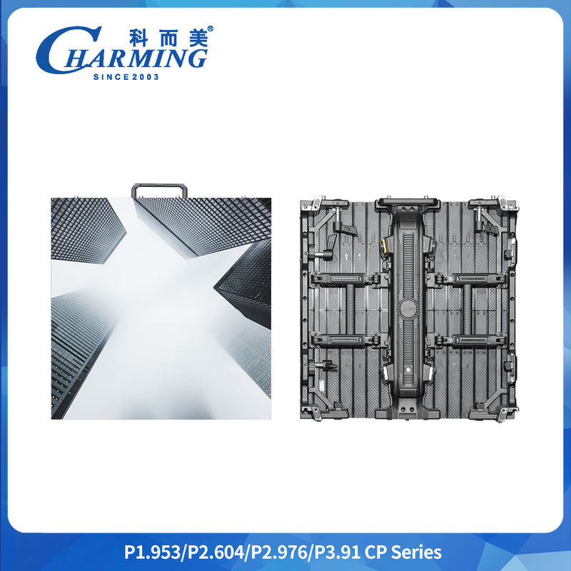 Tipo di scansione SMD1515 10%~65%RH P2.6/2.98/3.91 Serie CP Indoor LED Video Wall With One Click Rotation Disassembly Safety Buckle