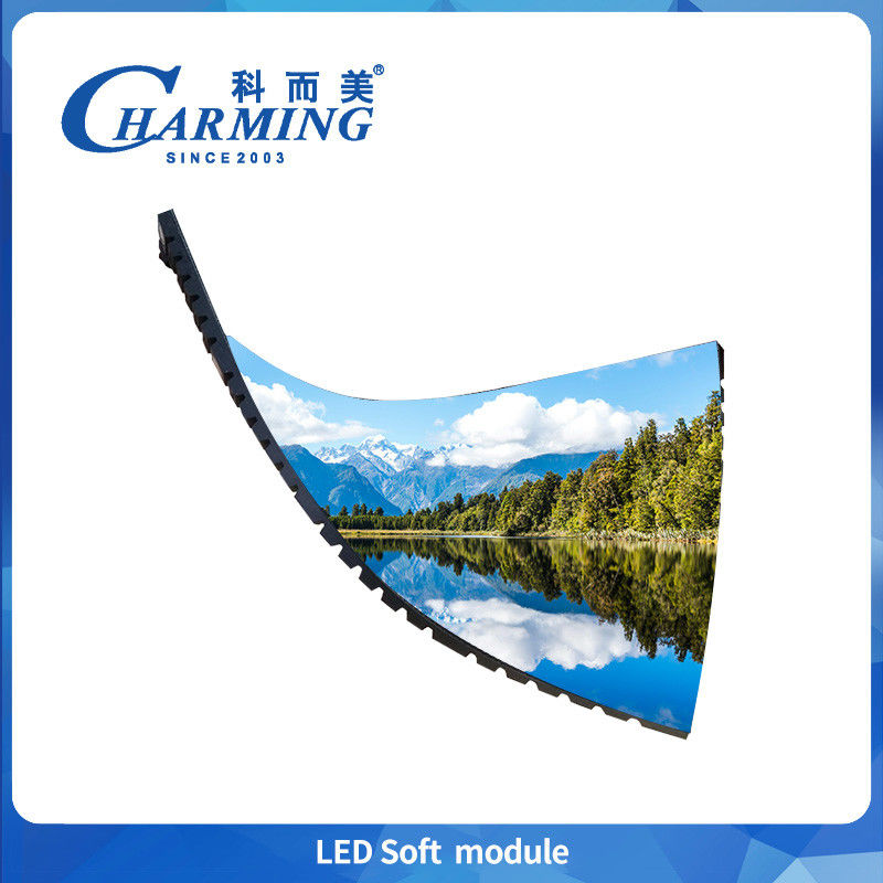 3840-7680Hz Alta frequenza di aggiornamento Installazione ad assorbimento magnetico forte P2 P2.5 P3 P4 Modulo a LED morbido flessibile Pantalla Led For Event