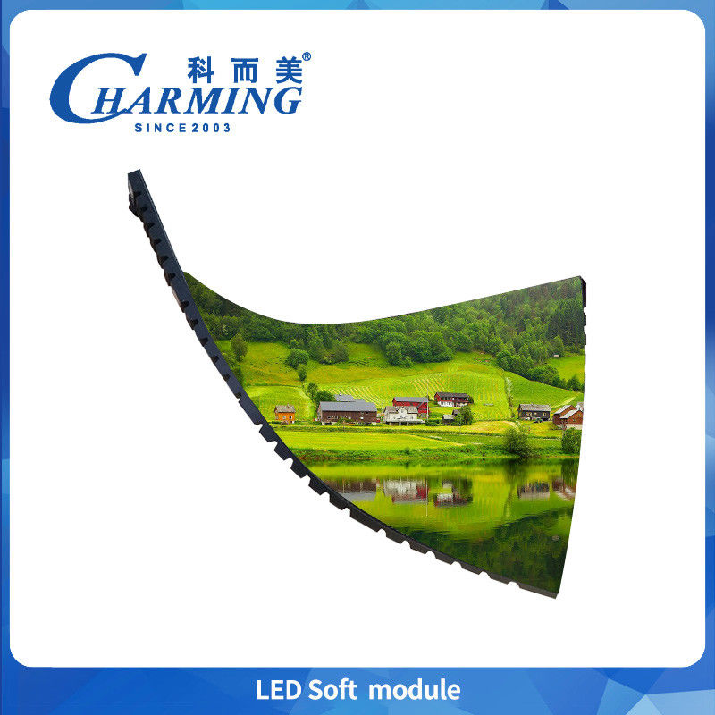 Prezzo di fabbrica P4 Modulo morbido a led Display interno Vedio Screen a parete Peso 255g 256*128MM SMD2020 Adveresting Screen