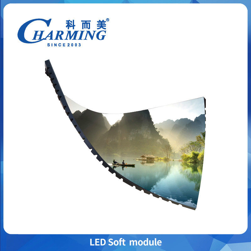 Prodotto all'ingrosso P4 Led Soft Module Indoor Display Panel Module Peso 255g 256*128MM Basso consumo energetico