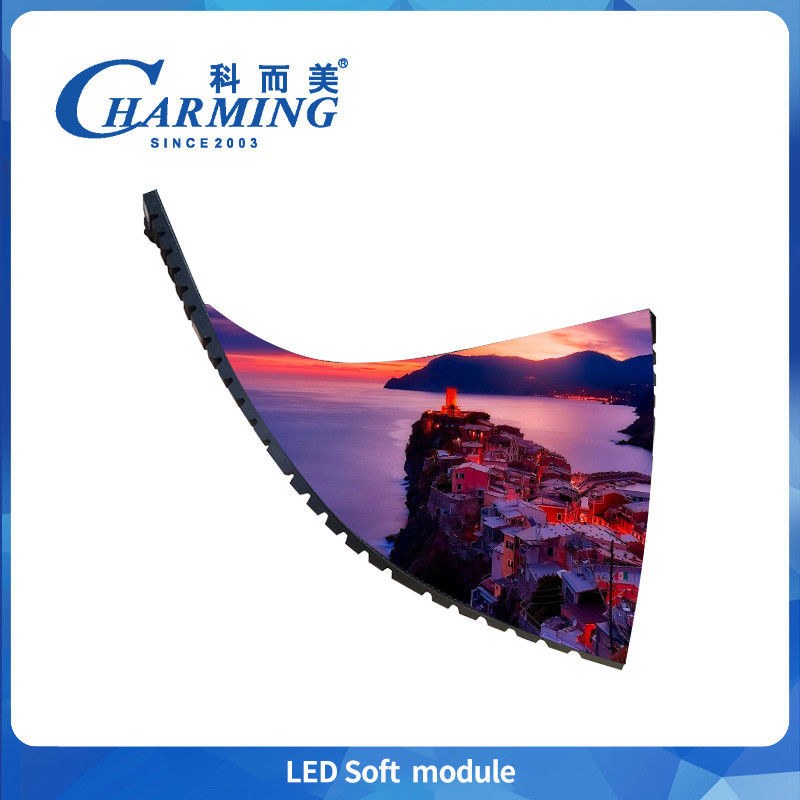 4k P2 P2.5 P3.076 Modulo morbido all'interno a LED 400-800 Display di flessibilità ad alta luminosità a LED Rgb