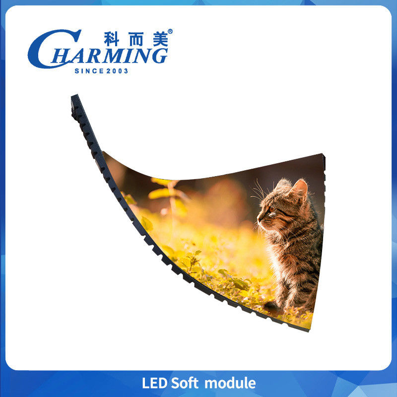 Modulo morbido a led schermo a led alta frequenza di aggiornamento display di luce anti-ambiente personalizzabile flessibile
