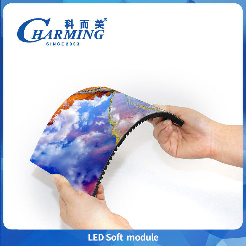 Creative Front Maintenance Flessibile HD Modulo a LED morbido P1.86 P2 P2.5 P3 Pubblicità curva Display rotondo Semi cerchio LED Screen