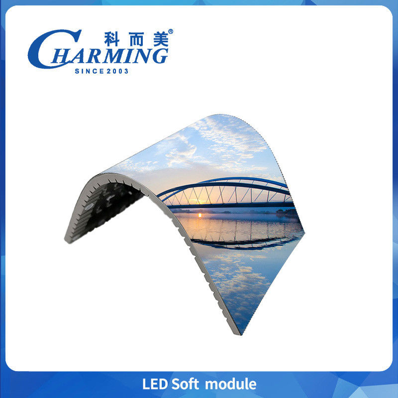 Modulo P3 Indoor Soft Video Modulo flessibile a colori personalizzato curvo programmabile Display a LED flessibile