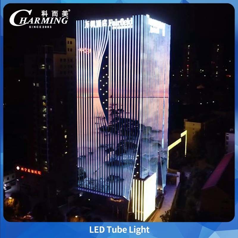 U30 Low Power RGBW LED Tube Light DMX Controllo per progetti di illuminazione esterna