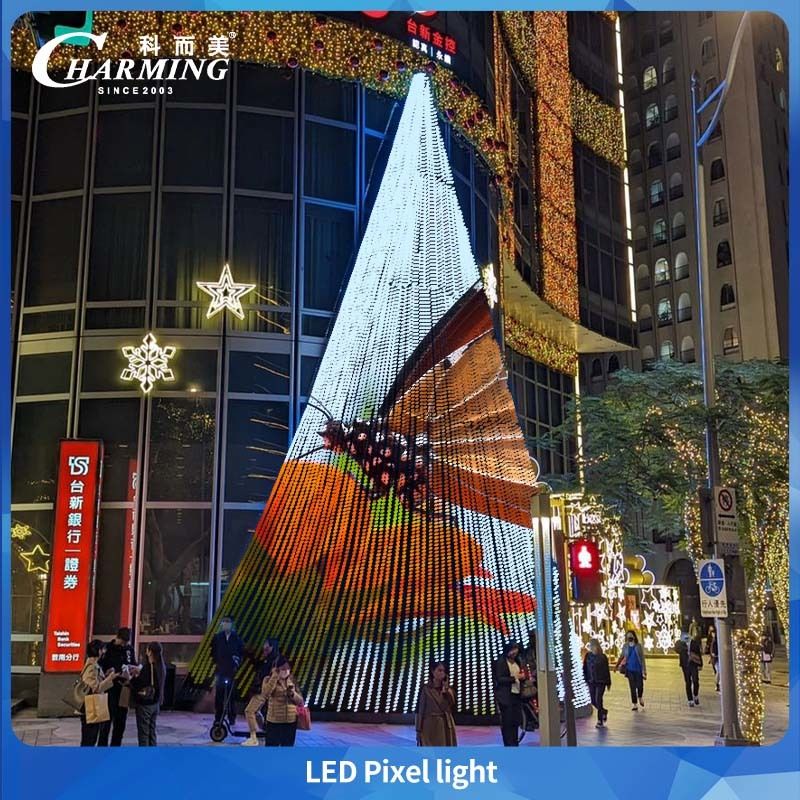 Affascinante luce pixel a marchio con RGB a colori IP66, utilizzabile per l'illuminazione di edifici e ponti