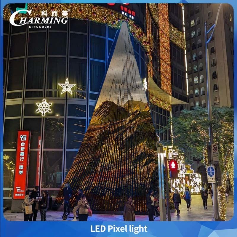 2025 Luce Pixel LED SPI RGB Impermeabile Più Venduta DC24V Illuminazione Edifici per Esterni