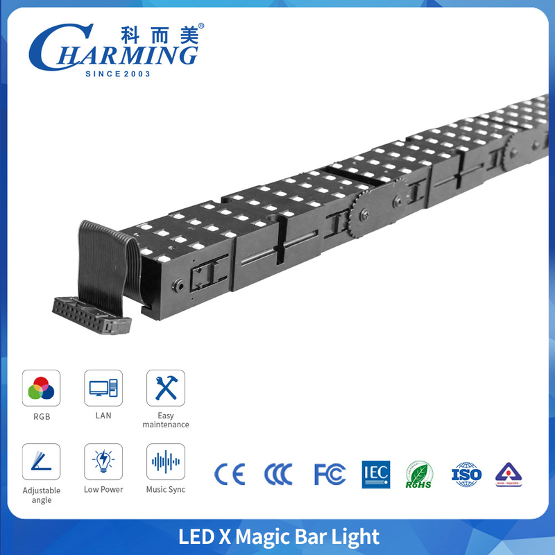 140° Angolo di visione Materiale PC Crosta RGB Lunga durata Colorato Stupefacente Led Magic Bar Light