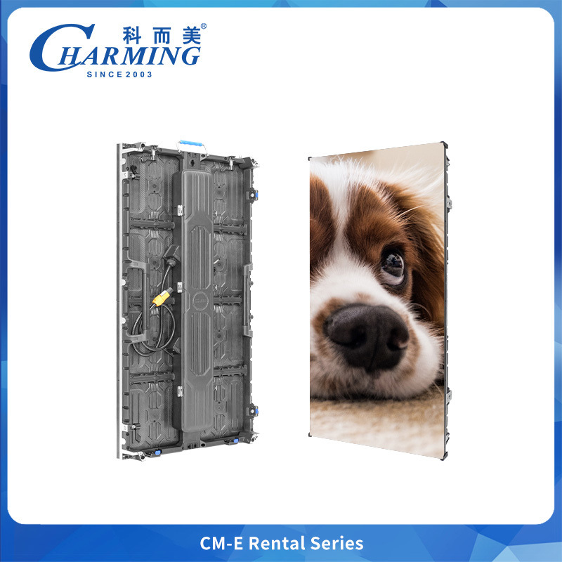 Integrazione del cavo di alimentazione per cabinet display LED a noleggio ultrasottile da 79 mm per eventi sul palco dei concerti