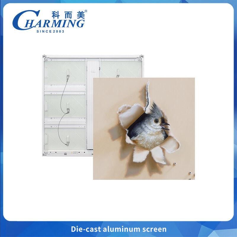 Display LED per esterni P6 Sottile e leggero per pubblicità con alette di dissipazione del calore, giunzione ad angolo ad arco
