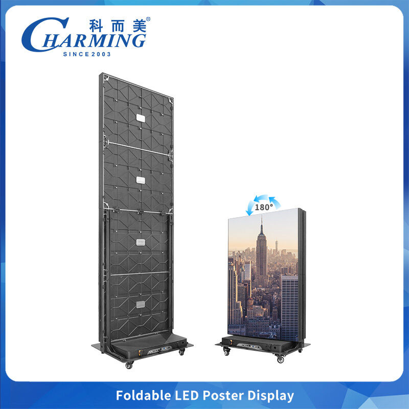 Display LED Pieghevole Salvaspazio P1.86 P2 P2.5 Display con Volume di Imballaggio Ridotto del 25% per Palco a Noleggio