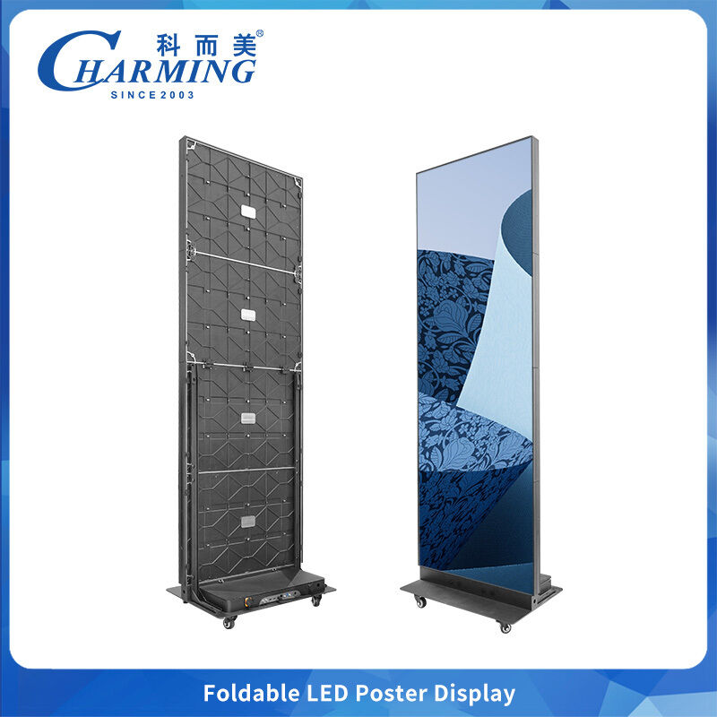 Display a LED pieghevole ad alta luminosità con durata GOB e gestione remota dei contenuti per centri commerciali e sale conferenze
