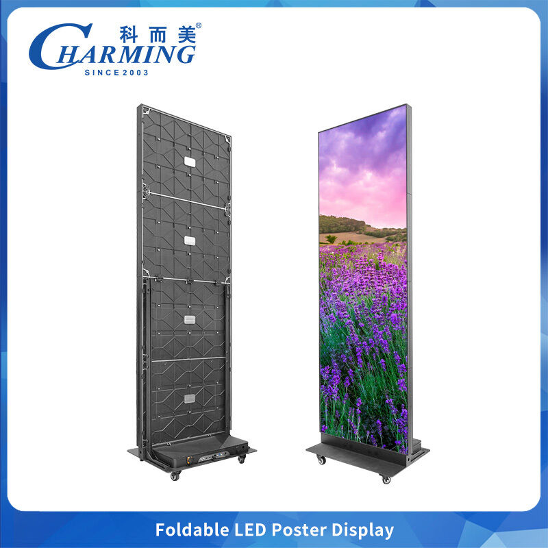 Schermo LED a giunzione senza cuciture a blocco rapido P2 P2.5 Cabinet pieghevole con fori di posizionamento per una facile installazione