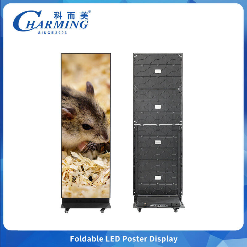 Schermo LED pieghevole ad alto refresh rate con tecnologia GOB e controllo mobile intelligente per videowall esterni