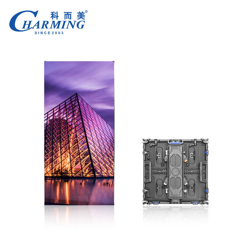 Display video LED da esterno in lega di alluminio impermeabile IP65 con frequenza di aggiornamento di 7680Hz, schermo pubblicitario P2.98/P3.91