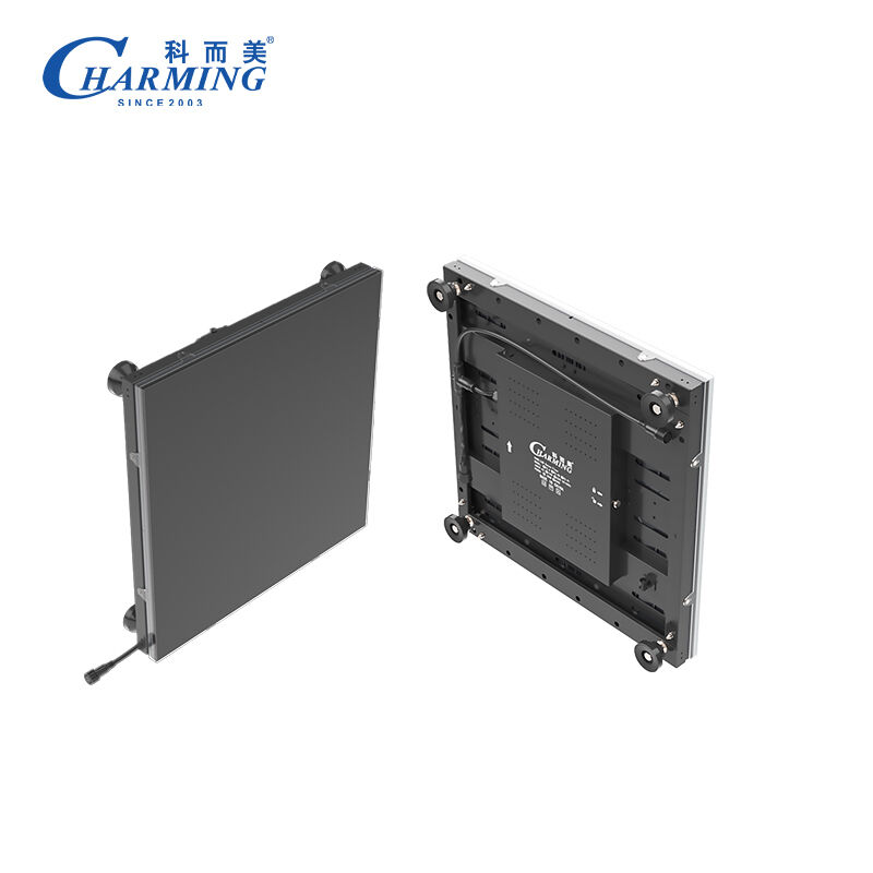 Display LED video a parete progettato per un rapido montaggio e smontaggio che consente una distribuzione flessibile alle fiere