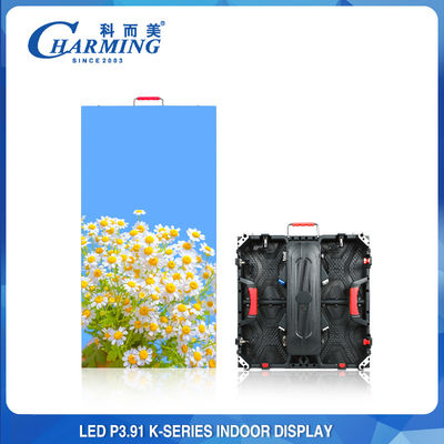 Antiusura 256x128 LED video parete dell'interno 3840HZ P3.91 anticollisione