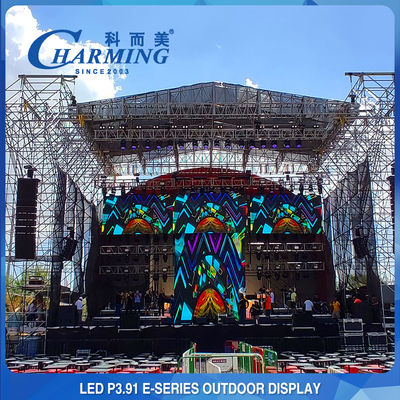 Affitto multiuso della parete di 256x128 LED, schermo all'aperto di SMD1921 LED per affitto