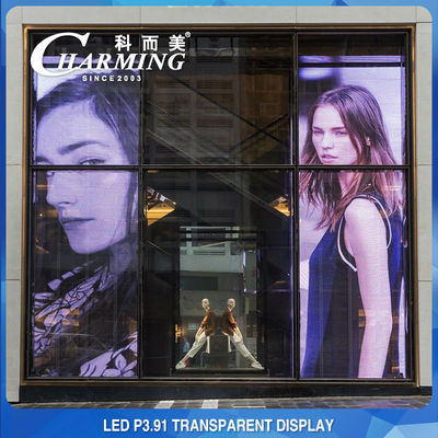 Video wall a LED trasparente ultrasottile resistente agli urti 256x64 Durevole