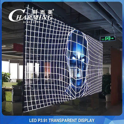 L'esposizione di LED trasparente del bit della lega di alluminio 16, SMD2020 LED vede attraverso lo schermo