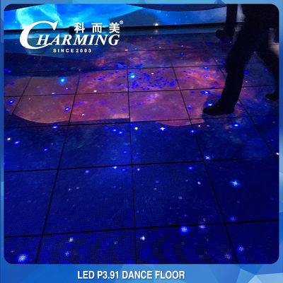 Piastrelle a LED Pannello di schermo Piastrelle a LED RGB Display Screen impermeabile IP65 3840Hz Supporto Weeding Dance Show