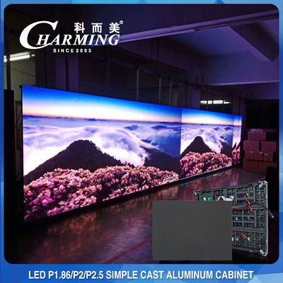 esposizione di LED fissa dell'interno della video parete 3840HZ P1.53 P1.86 P2 multiscena