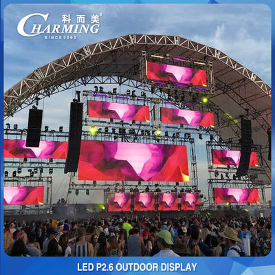 IP65 16 bit HD LED video display a parete passo pixel multiscena 2,6 mm