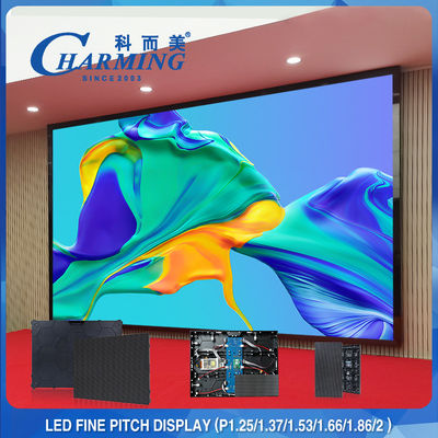 L'esposizione di LED fissa dell'interno senza cuciture dell'esposizione di LED P2.5 4K ha fuso sotto pressione di alluminio