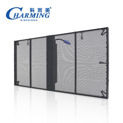 Schermo di vetro trasparente 4K 3840Hz 500X1000mm di P3.91-7.8 LED