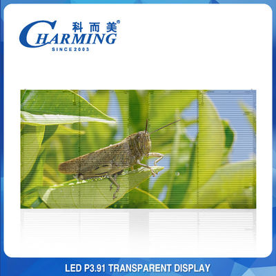 1920Hz schermo LED trasparente P3.91 schermo video LED schermo da parete per centro commerciale