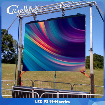 15 Bit Seamless Outdoor P10 Flessibile LED Video Wall 1/16 Scan Mode Smd 1921