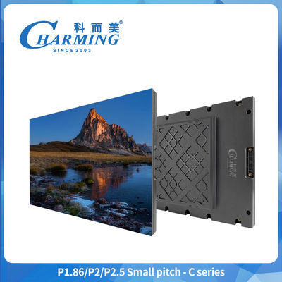 P1.86 Display LED fisso interno Full Color HD 320*480mm Display LED fisso di servizio di fronte
