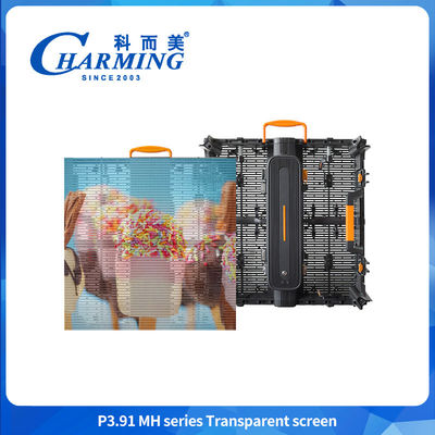 Alta trasparenza P3.91 LED Video Wall Effetto vivido Display LED trasparente