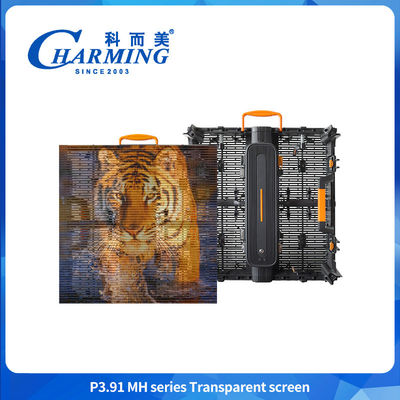 500*500mm P3.91 LED Transparent Screen Shopping Mall Advertising Screen LED schermo da parete