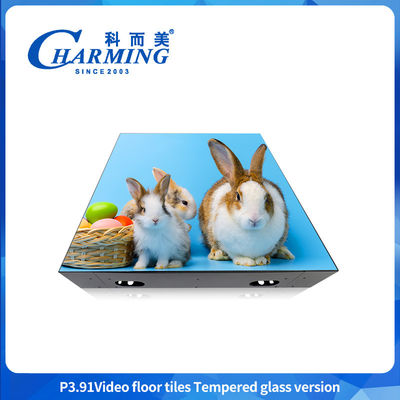 2025 all'ingrosso P3.91 Led 3D Dance Floor Transparent Glass Floor Dance Led Display