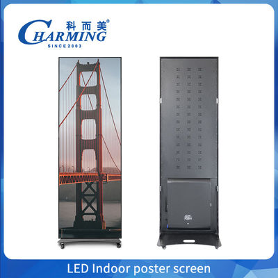 Schermo LED per poster da interno con controllo da telefono cellulare e alta frequenza di aggiornamento per una facile installazione e portabilità
