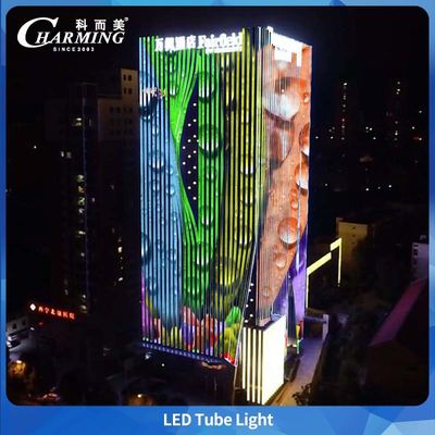U38 RGB LED Tube Light DC24V Visualizzazione 140° per progetti all'aperto